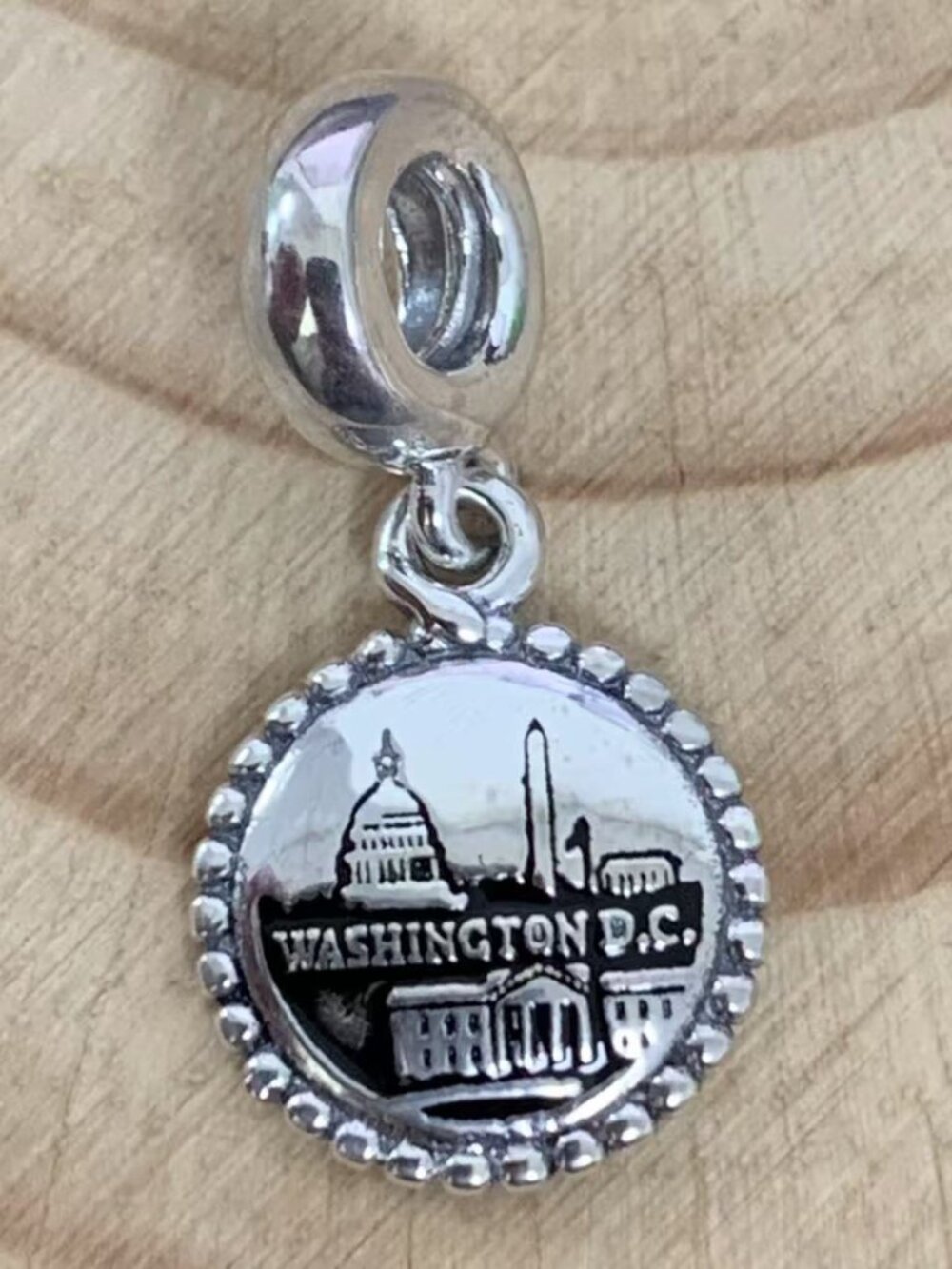 Pandora Exclusive WASHINGTOND.C. Charm, S925 Silver Jewelry